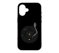 Carcasa para iPhone 16 Space DJ Galaxy Universe - EDM Tocadiscos de música del Sistema Solar