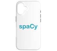 Carcasa para iPhone 16 Spacy Programming Logo PNL AI ML PNL - AI/ML - Código Abierto