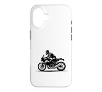 Carcasa para iPhone 16 Speedy Bike Motorbike Biker Regalo para Adultos, Hombres, Mujeres y niños