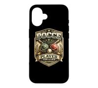 Carcasa para iPhone 16 Squadra Italiana di giocatori di Bocce retrò Bocce Player