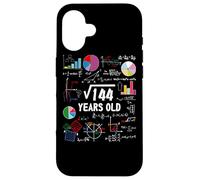 Carcasa para iPhone 16 Square Root of 144 12th Birthday 12 Year Old Math Nerd