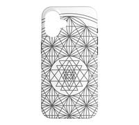 Carcasa para iPhone 16 Sri Yantra/Sri Chakra Símbolo Meditación, Yoga, Trabajo Energético
