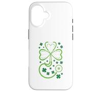 Carcasa para iPhone 16 St Patrick's Day Nurse Doctor Stethoscope Shamrock RN MD