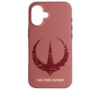Carcasa para iPhone 16 Star Wars Andor I Have Friends Everywhere Quote Rebel Logo