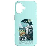 Carcasa para iPhone 16 Star Wars: The Mandalorian and Grogu Galaxy's Most Wanted