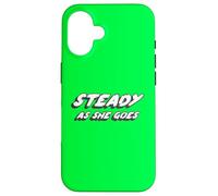 Carcasa para iPhone 16 Steady as She Goes | 2000's Music Song White