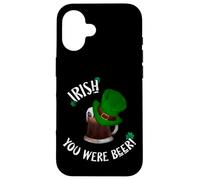 Carcasa para iPhone 16 Steampunk Top Hat & Mug St. Patricks Irish You were Beer