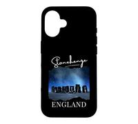 Carcasa para iPhone 16 Stonehenge by Night Tourist Travel Souvenir Gran Bretaña Reino Unido