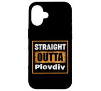 Carcasa para iPhone 16 Straight Outta Plovdiv Bulgaria Retro Envejecido Vintage