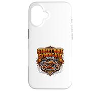 Carcasa para iPhone 16 Street Bike Syndicate Urban Rider Gráfico