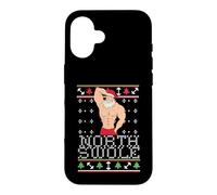 Carcasa para iPhone 16 Suéter Feo de Navidad North Swole Sexy Fit Santa Claus