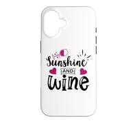 Carcasa para iPhone 16 Sunshine & Wine Book Club Merch,Read Between The Wines Women