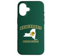 Carcasa para iPhone 16 SUNY Brockport Golden Eagles New York State Graphic