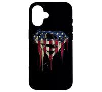 Carcasa para iPhone 16 Superman Bleeding Classic Shield