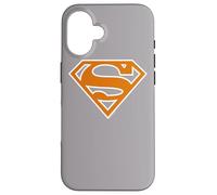 Carcasa para iPhone 16 Superman Burnt Orange & White Shield