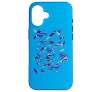 Carcasa para iPhone 16 Superman Geo Scribbles