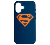 Carcasa para iPhone 16 Superman Navy & Orange Shield