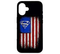 Carcasa para iPhone 16 Superman Old Glory Shield