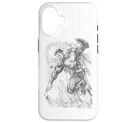 Carcasa para iPhone 16 Superman Pencil City To Space Sketch