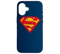 Carcasa para iPhone 16 Superman Shattered Shield Logo