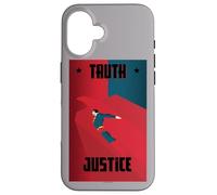 Carcasa para iPhone 16 Superman Truth and Justice