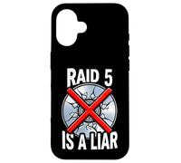 Carcasa para iPhone 16 System Administrator Raid 5 Is A Liar Server Tech