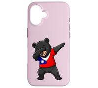 Carcasa para iPhone 16 Taiwán Formosan Bear Dab Pose