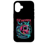 Carcasa para iPhone 16 Take Over The Universe, Cool Skeleton Astronaut Short Sleeve