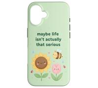Carcasa para iPhone 16 Tal Vez la Vida no es Realmente Esa Abeja Linda y seria