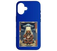 Carcasa para iPhone 16 Tarjeta de Tarot Gato Anime Japonés