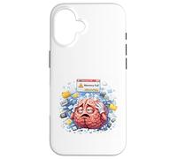Carcasa para iPhone 16 Tecnología de sobrecarga de Memoria Cerebral Divertida