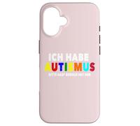 Carcasa para iPhone 16 Tengo Autismo Bitte Habe Geduld mit mir