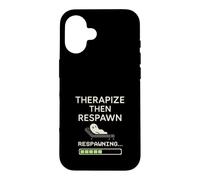 Carcasa para iPhone 16 Terapeuta Gamer Controlador Emocional Jugador Salud Mental Diversión
