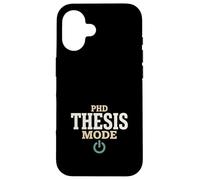 Carcasa para iPhone 16 Tesis Doctoral Escritura Tesis Disertación Disertación Sobreviviente