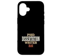 Carcasa para iPhone 16 Tesis Doctoral Escritura Tesis Disertación Disertación Sobreviviente