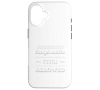 Carcasa para iPhone 16 Texto de Humor Divertido Gente Divertida se ríe Mientras Sigue Siendo Legal