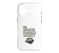 Carcasa para iPhone 16 The Broken Compass Society Viajes Senderismo Camping Aventura