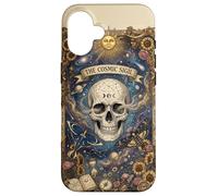 Carcasa para iPhone 16 The Cosmic Sigil Celestial Skull and Galaxy