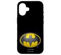 Carcasa para iPhone 16 The Flash Movie Batman Logo Black and Yellow
