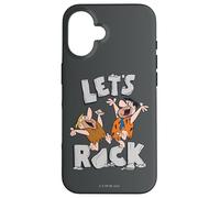 Carcasa para iPhone 16 The Flintstones Fred Barney Let's Rock