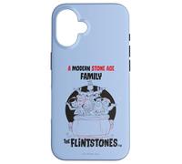 Carcasa para iPhone 16 The Flintstones Fred Wilma Modern Stone Age Car