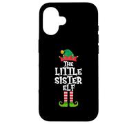 Carcasa para iPhone 16 The Little Sister Elf, Divertida Navidad para Grupos Familiares
