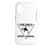Carcasa para iPhone 16 The Orca Is My Spirit Animal Whale Regalo de cumpleaños para Mujeres y Hombres