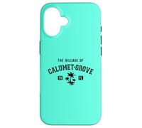 Carcasa para iPhone 16 The Village of Calumet Grove - Diseño de Palmeras de Estilo clásico