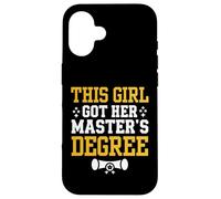 Carcasa para iPhone 16 This Girl Got Her Masters Degree Graduation Mastered It 2026