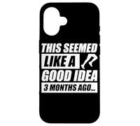 Carcasa para iPhone 16 This Seemed Like a Good Idea Jogging Corredor Divertido Correr