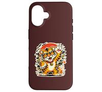 Carcasa para iPhone 16 Tiger Nature Wildlife | Gráfico de Vida Silvestre Cool Big Cats