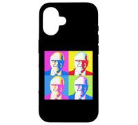 Carcasa para iPhone 16 Tim Walz Portrait Pop Art Retro Vintage