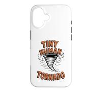 Carcasa para iPhone 16 Tiny Human Tornado Parent Life Funny Toddler Boy
