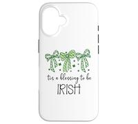 Carcasa para iPhone 16 Tis a Blessing to be Irish Blessings St Patricks Lucky Women